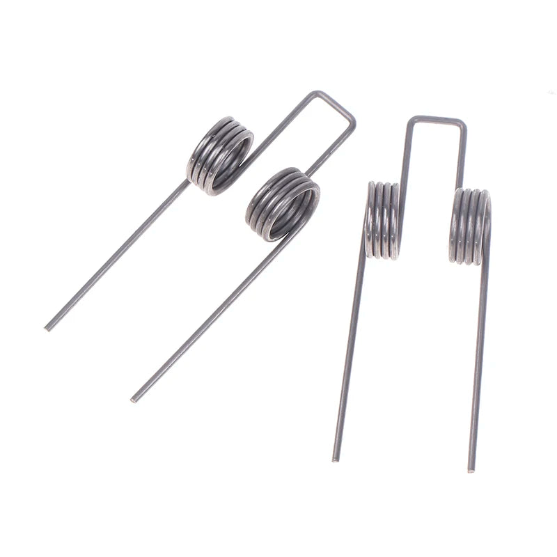 2-Pack Double Torsion Spring 1.1mm Wire 10.5mm OD Steel Torsion Spring QXL