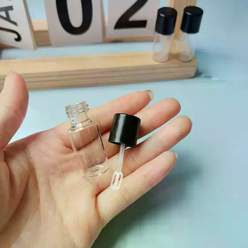 5/10-Pack 4ml Refillable Glass Foundation Travel Bottles Cosmetic Travel Bottles QXL