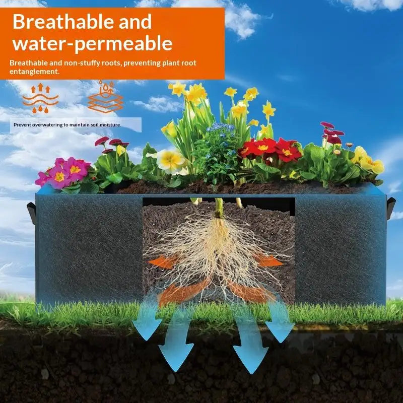 Non-Woven Plant Grow Bag with Handles | 3 Sizes for Garden Fabric Plant Grow Bag QXL