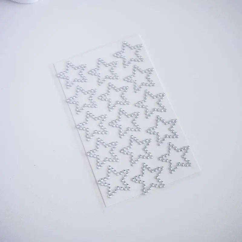 3D Rhinestone Stickers – Star & Heart DIY Jewel Craft Gems DIY Rhinestone Stickers QXL A3