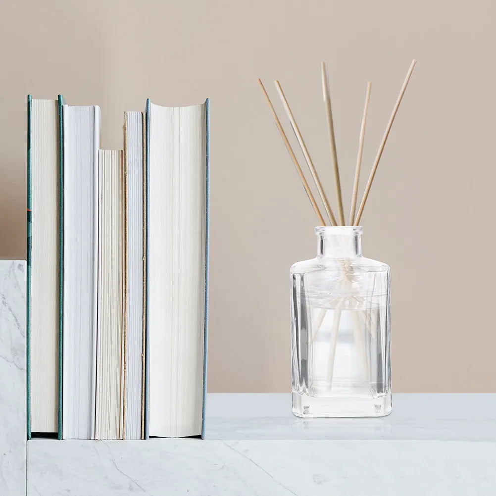 3-Pack Glass Reed Diffuser Bottles | Refillable Aroma Bottles Glass Diffuser Bottles QXL Default Title