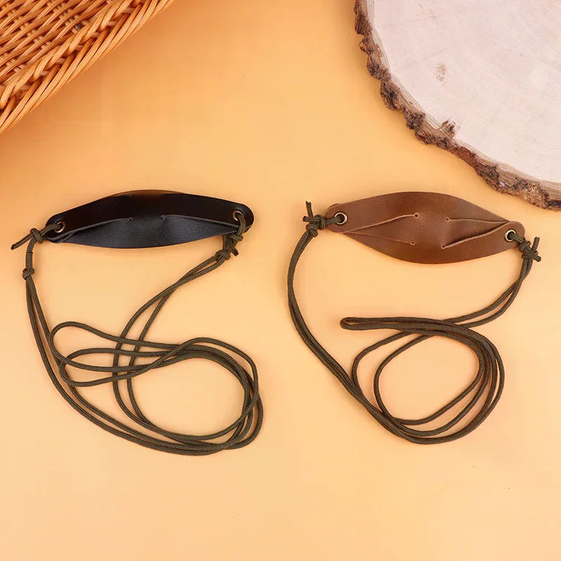 Handmade Leather Shepherd Sling | Outdoor Throwing Sling Sport Leather Throwing Sling QXL
