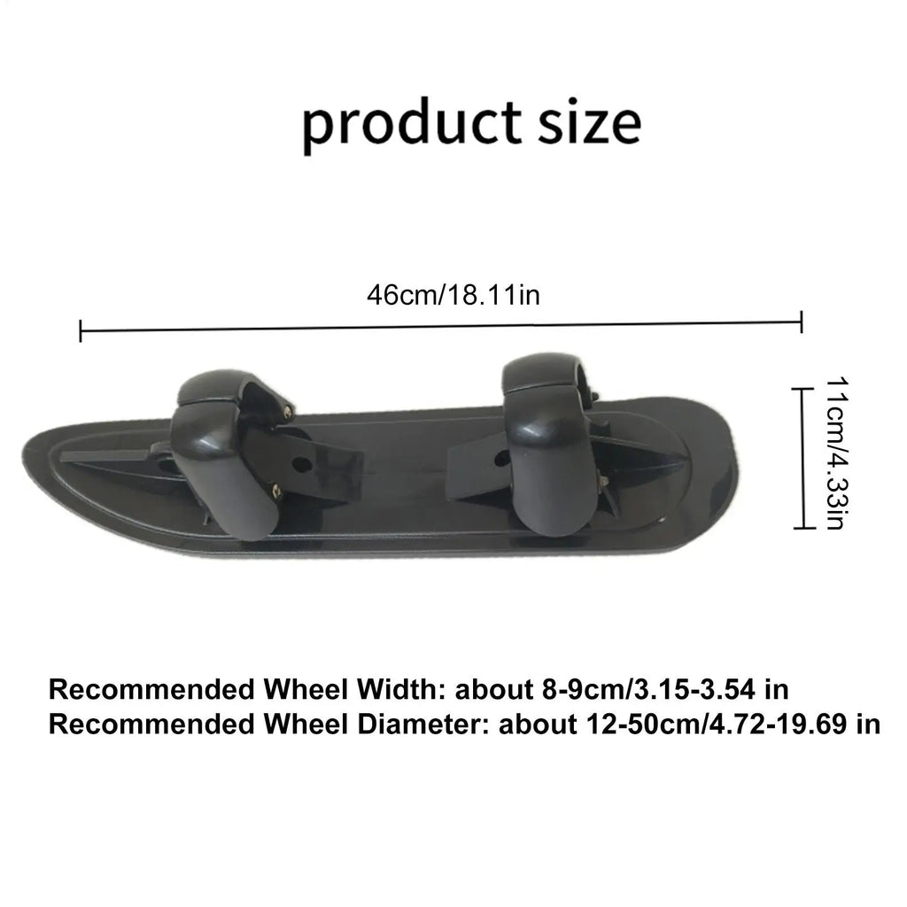 2-in-1 Stroller Ski Sled Conversion Attachment for Scooters Ski Sled Attachment QXL