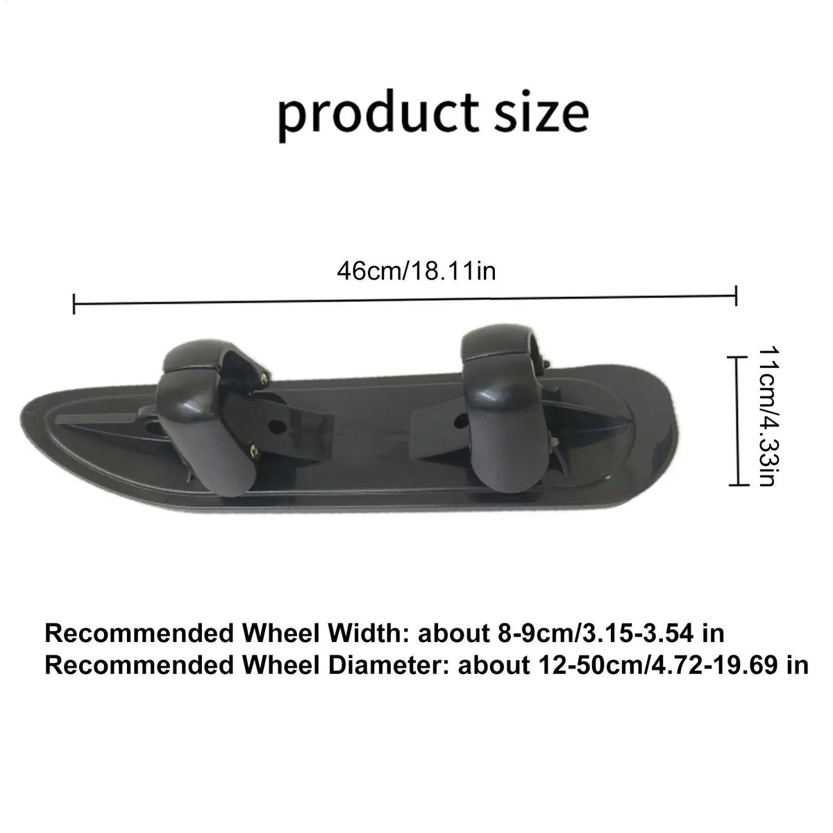 2-in-1 Stroller Ski Sled Conversion Attachment for Scooters Ski Sled Attachment QXL