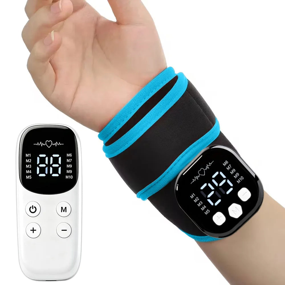 Cordless USB Rechargeable Wrist Massager Brace Wrap | Home Office Wrist Massager Brace QXL
