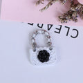 1:6 & 1:12 Dollhouse Miniature Fashion Handbag Accessory Dollhouse Accessory QXL White