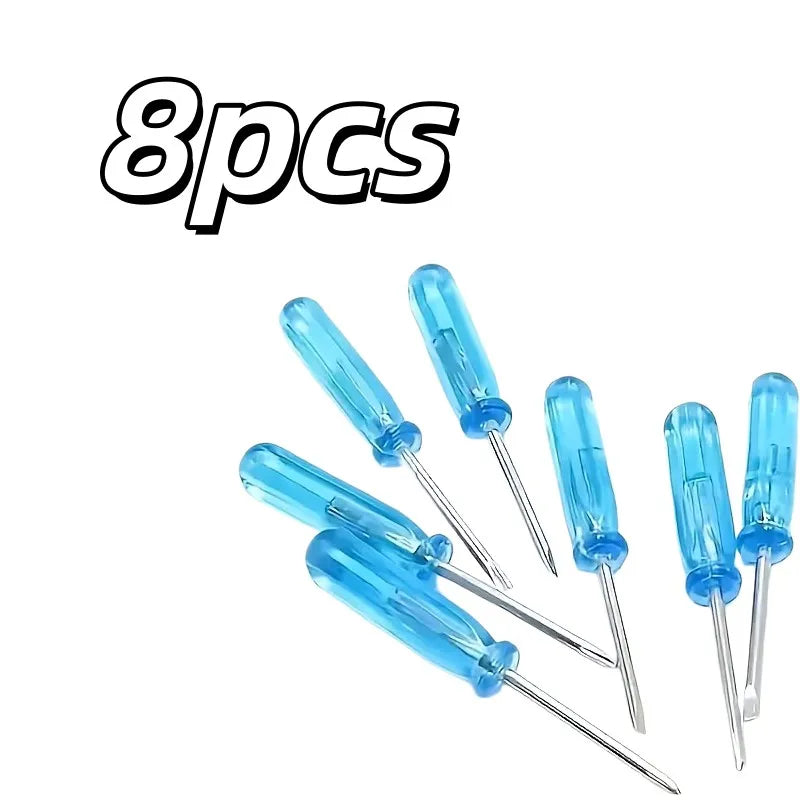 8-Piece Mini Screwdriver Set | 2mm Micro Flat & Phillips Mini Screwdriver Set QXL 8pcs