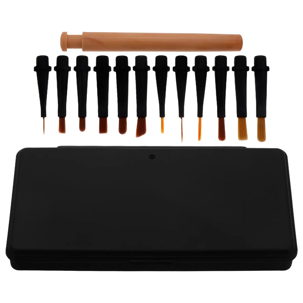 Modular Nail Brush Set | Replaceable Heads Manicure Kit Nail Art Brush Set QXL