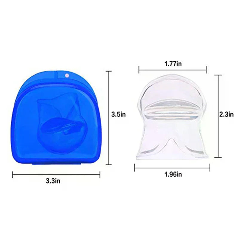 Silicone Tongue Retainer Mouthpiece | Anti-Snoring Sleep Aid Anti-Snoring Mouthpiece QXL