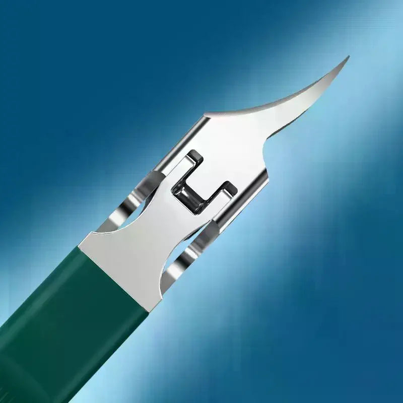 Slanted Pointed Nail Clipper | Anti-Splash Thick Nail Trimmer Nail Clipper QXL