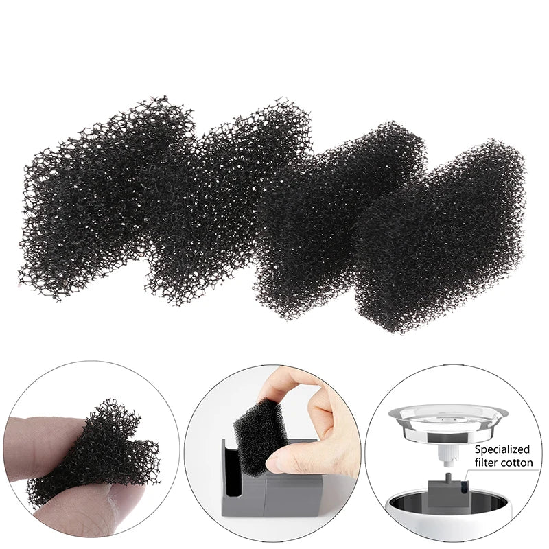Foam Pump Filters for Eversweet 3 Pro, Solo 2 & Solo SE – 6/12 Pack Pet Fountain Filter QXL