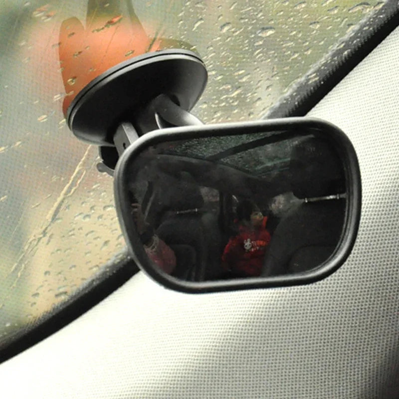Baby Car Rear View Mirror | 360° Rotation, 2-in-1 Mount Baby Car Mirror QXL