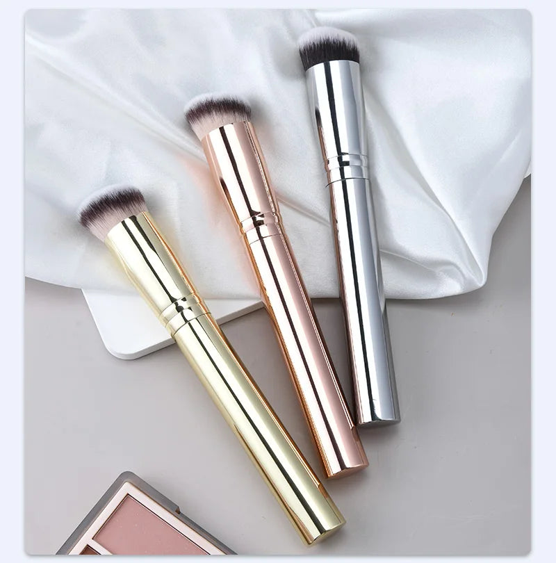 Metal Handle Foundation & Concealer Brush | Precision Makeup Makeup Brush QXL