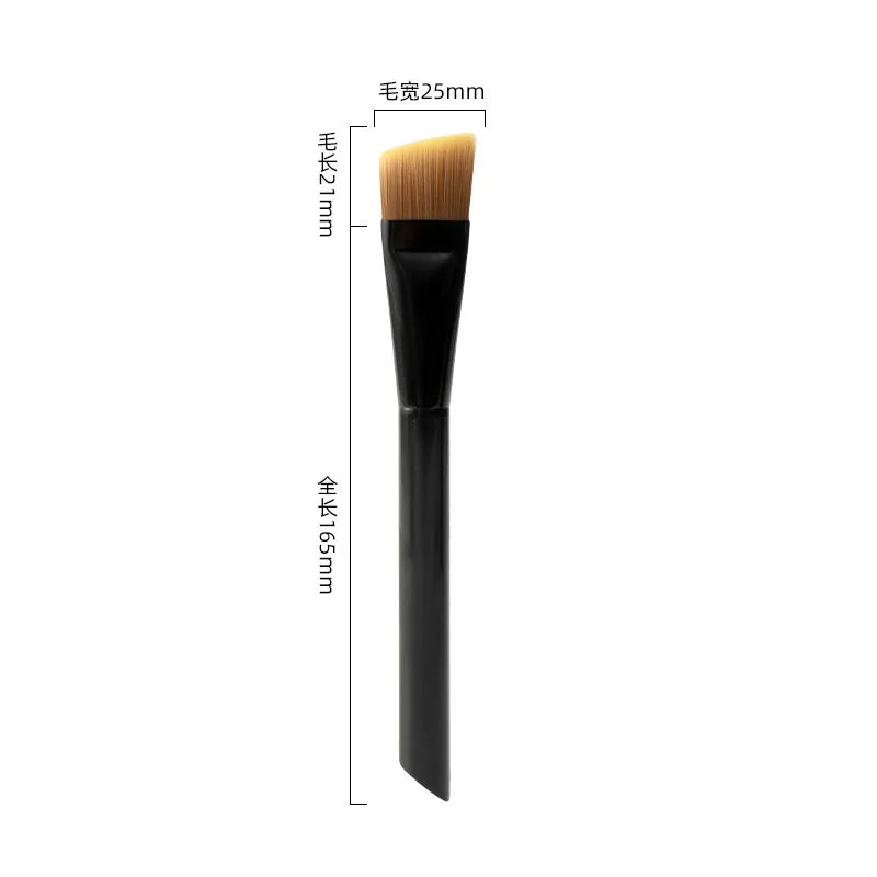 Flat Head Foundation Brush | Soft Synthetic Bristles & Wood Handle Foundation Makeup Brush QXL