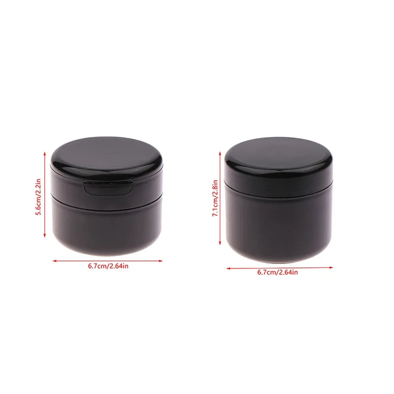 Refillable Flip-Cover Cream Jar with Spoon 100g / 150g Refillable Cosmetic Jar QXL