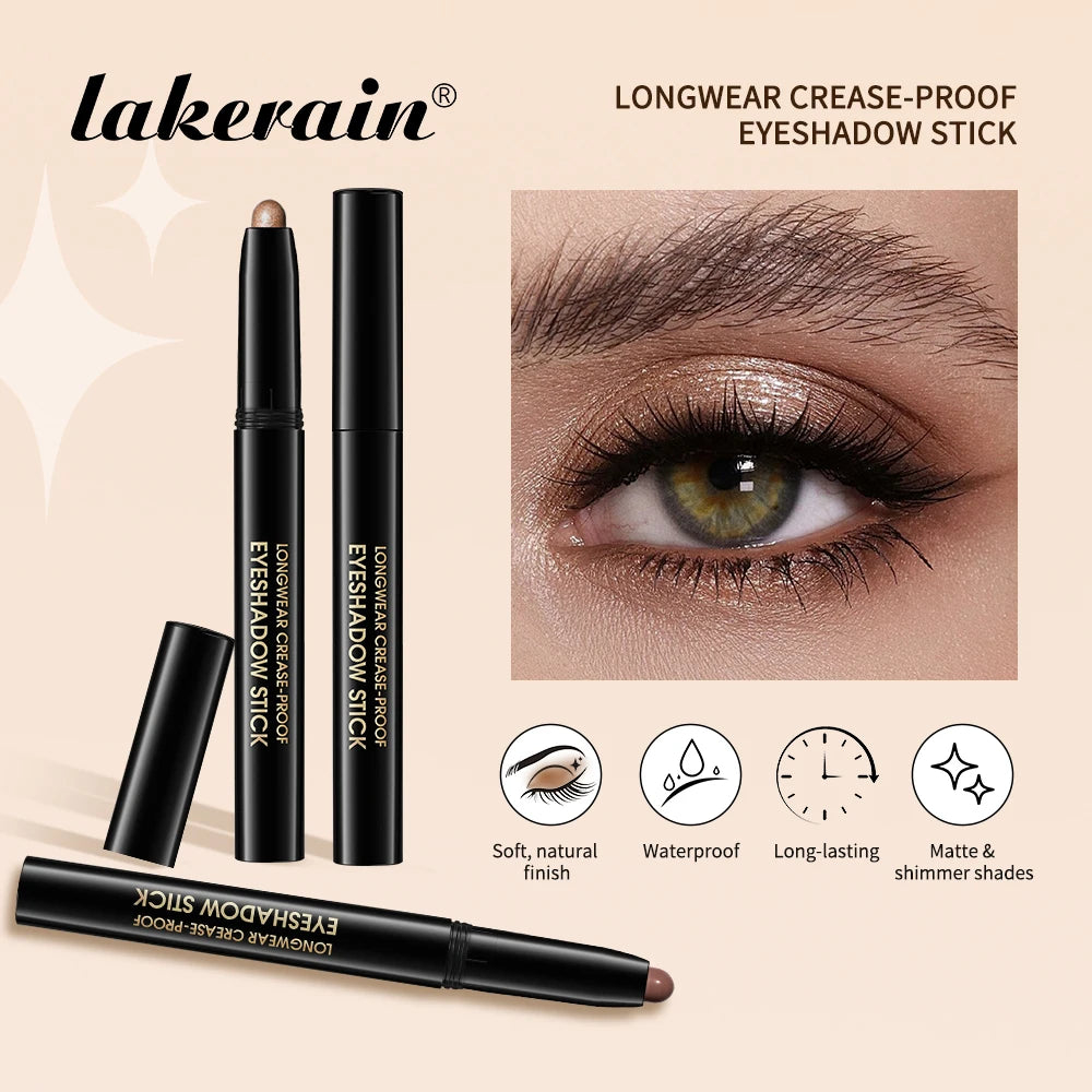 ibcccndc 10-Color Longwear Eyeshadow Stick | Shimmer & Matte Eyeshadow Stick QXL