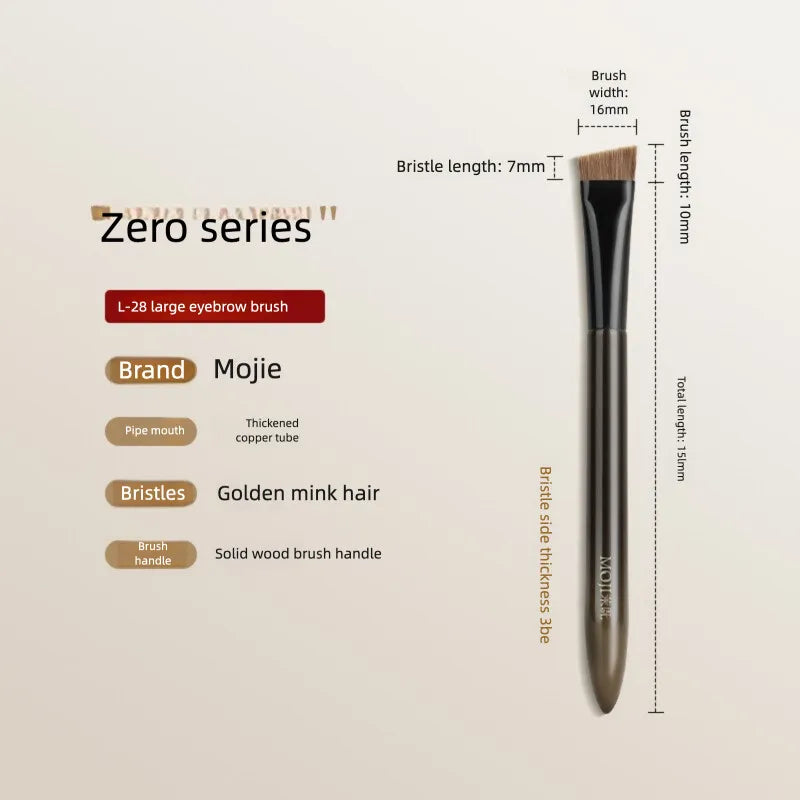L28 Angled Eyebrow Brush | Mink Hair Professional Makeup Brush Eyebrow Makeup Brush QXL L28 smell