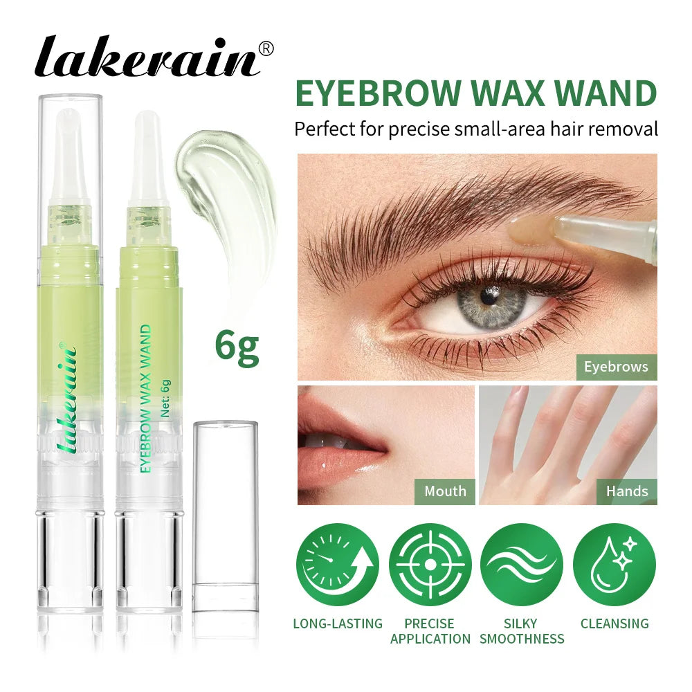 Eyebrow Wax Wand Kit | DIY Salon Brow Waxing – All Skin Types Eyebrow Waxing Kit QXL