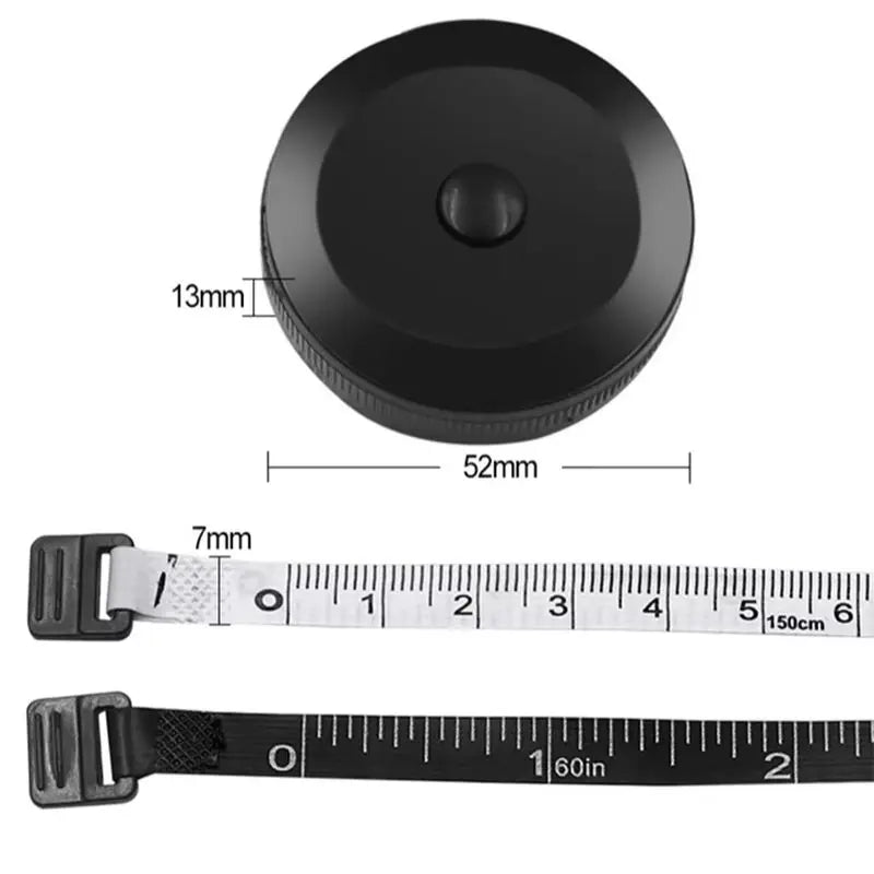 150cm Mini Keychain Tape Measure | Portable Tailor Ruler Keychain Tape Measure QXL