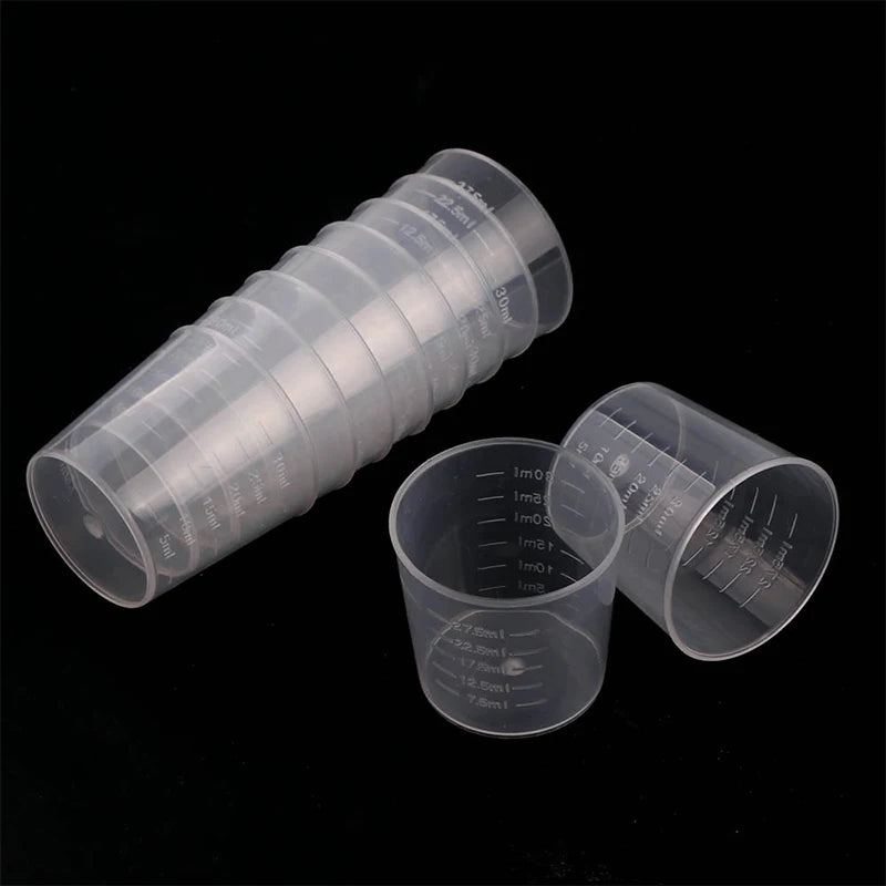 20-Pack 30ml Graduated Plastic Mixing Cups for Epoxy Resin DIY Resin Mixing Cups QXL