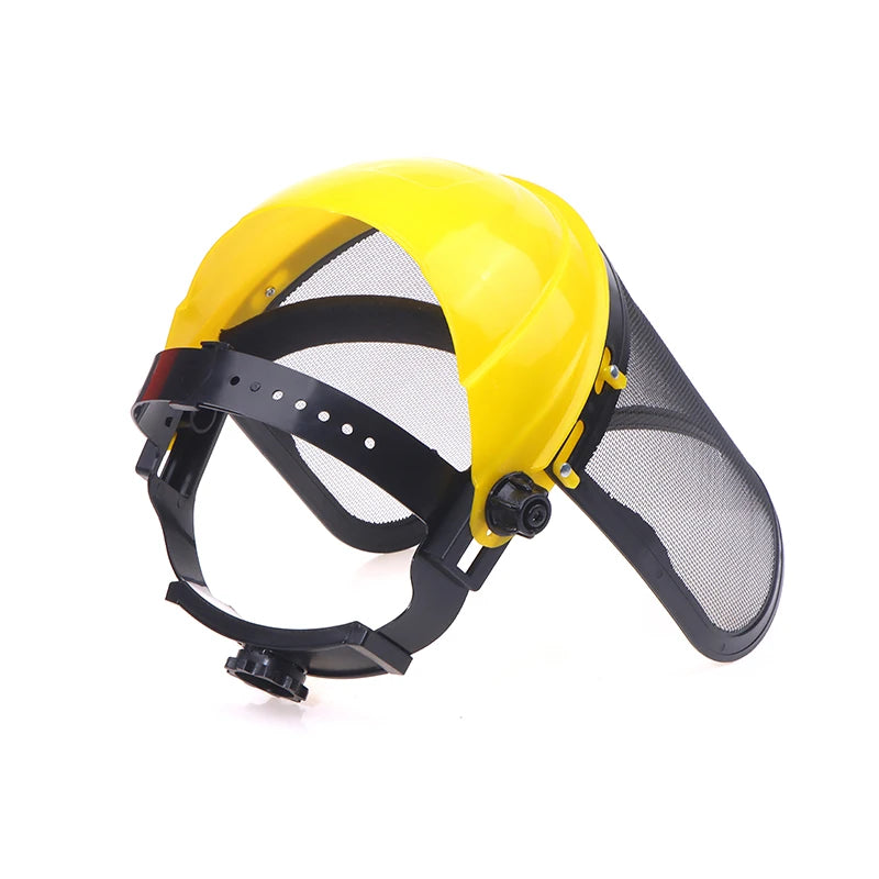 Forestry Safety Helmet Full Face Mesh Shield | Brush Cutter Safety Helmet QXL