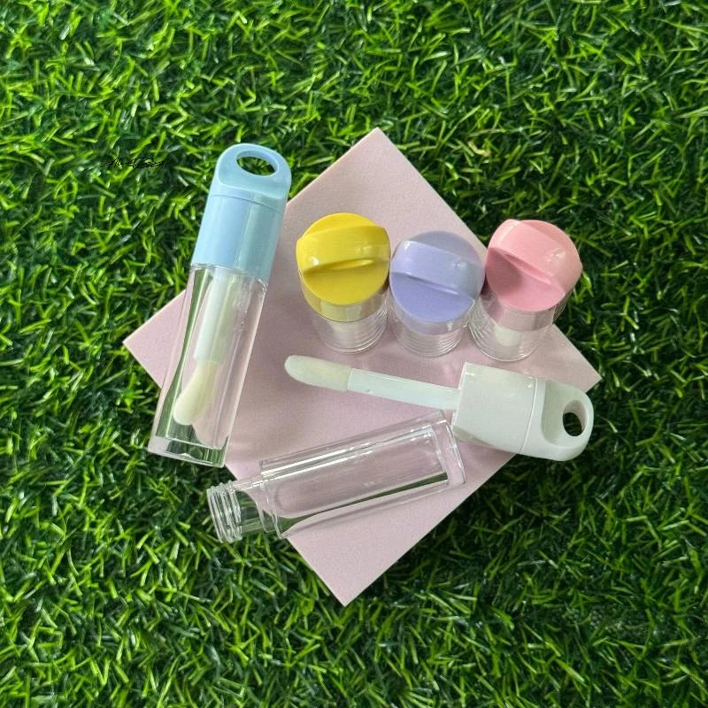4ml Empty Lip Gloss Tube with Big Brush Wand | DIY Refillable Lip Gloss Container QXL