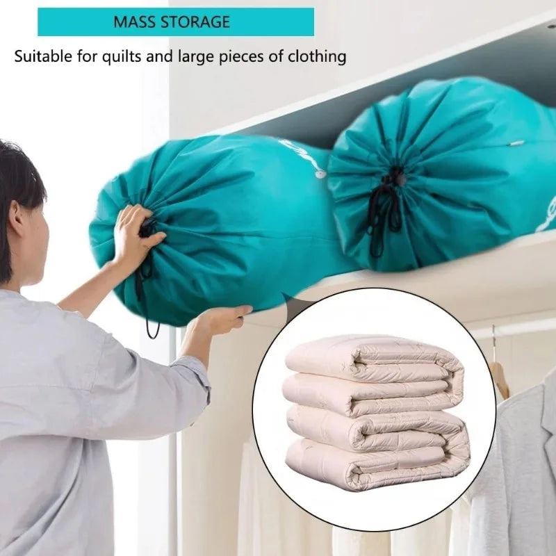 Large Travel Laundry Bag | Oxford Drawstring 24×36" Organizer Laundry Storage Bag QXL