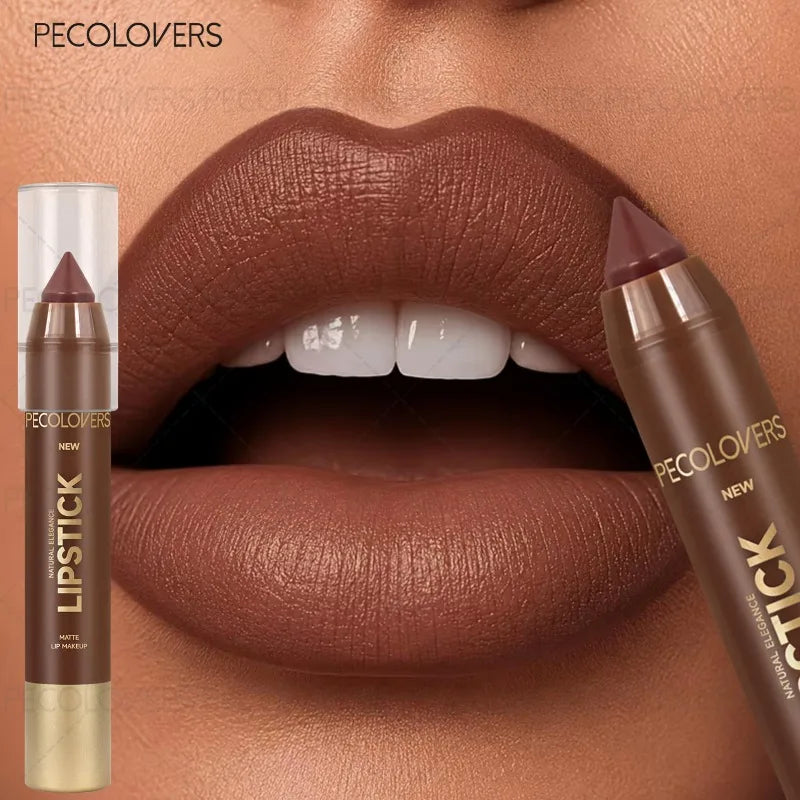 PECOLOVERS Brown Lip Liner Pencil | High-Pigment Contour Lip Liner Pencil QXL