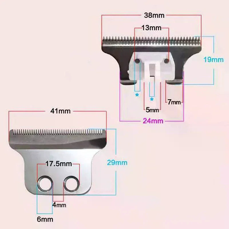 Professional T-Blade Hair Clipper | 0mm Stainless Steel Trimmer Hair Clipper Blade QXL