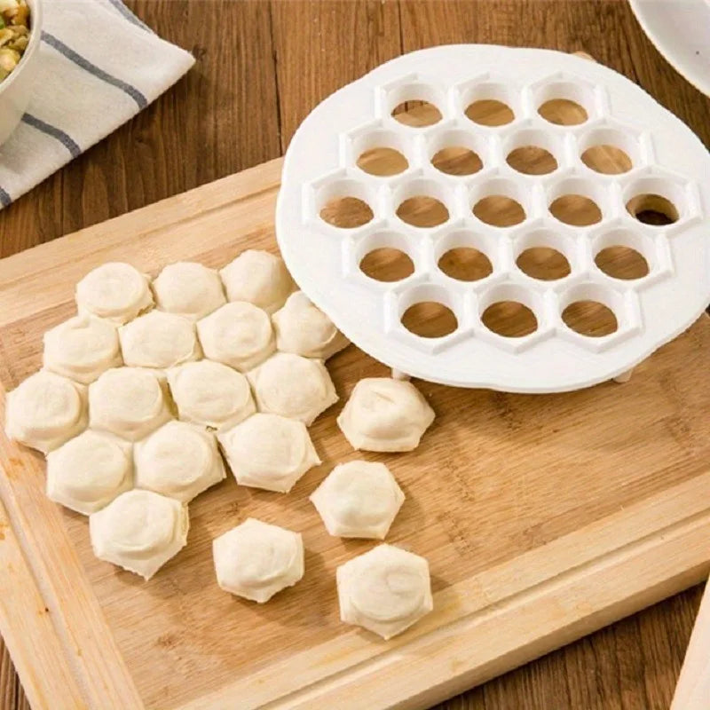 Plastic Dumpling Mold & Dough Press | DIY Pastry Maker Tool Dumpling Mold Press QXL
