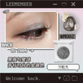 Glitter Shimmer Eyeshadow | Diamond Highlighter Eye Makeup Glitter Eyeshadow QXL MO02