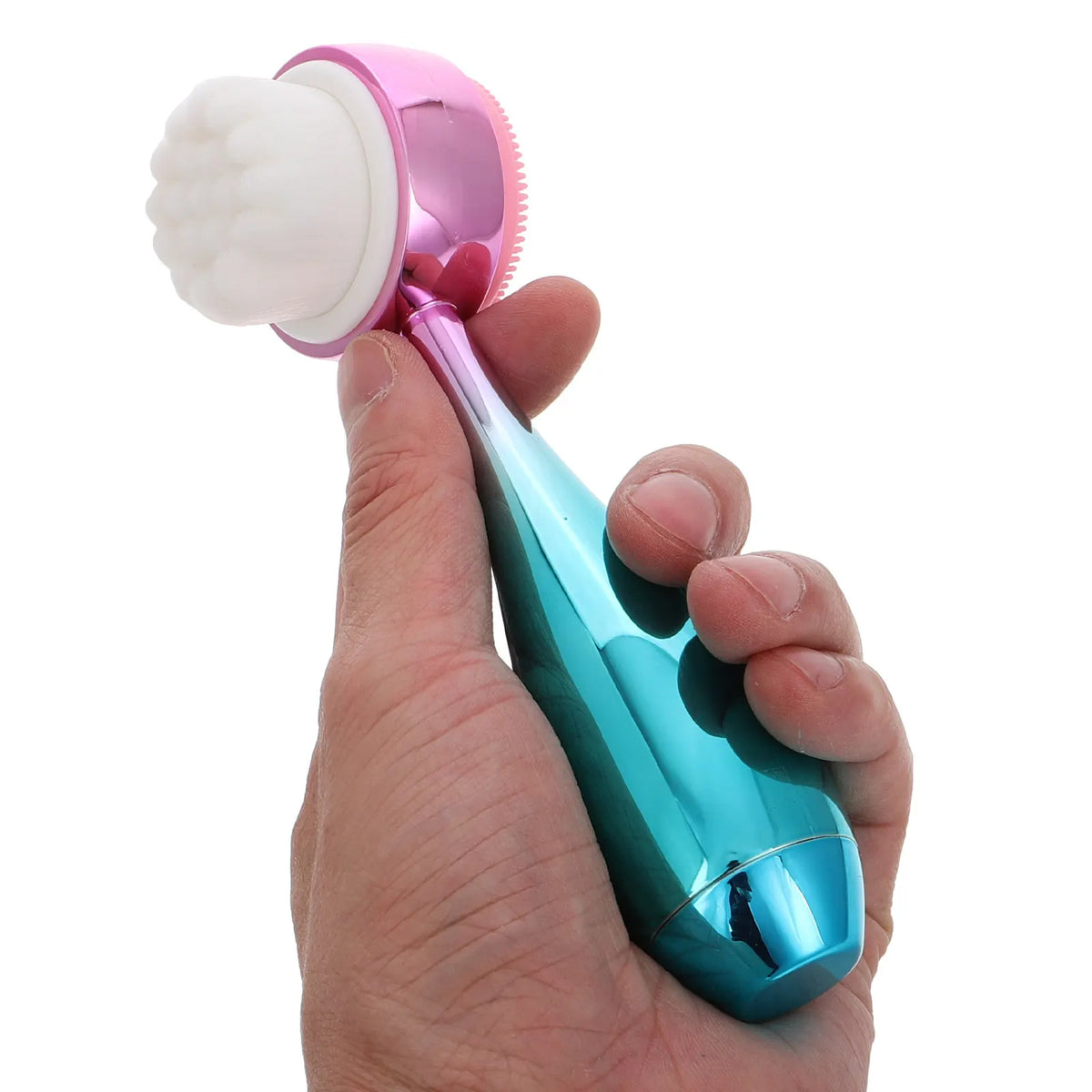 Dual-Sided Silicone Face Brush | Deep Cleanse & Massage Facial Cleansing Brush QXL
