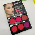 6-Color Matte Blush Palette | Natural Contour Makeup Blush Palette QXL 6 Color Blush 18g
