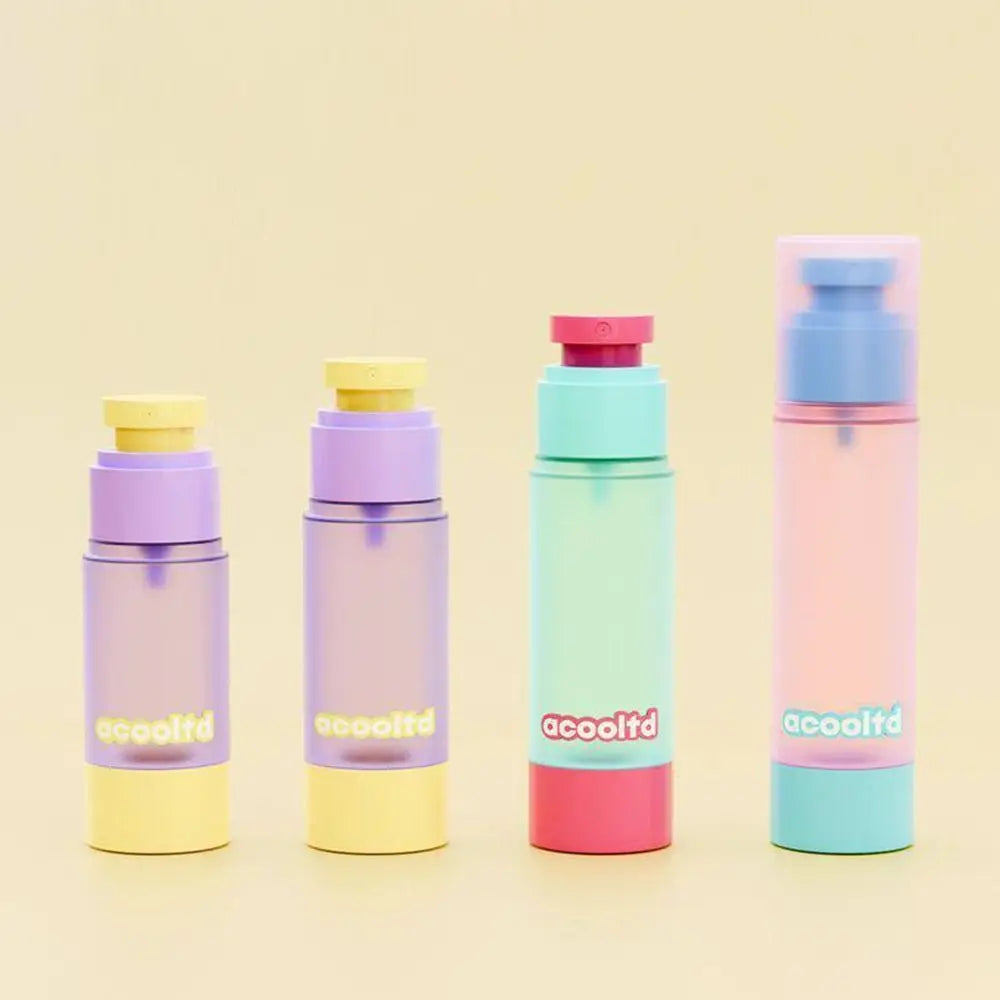 Travel Vacuum Pump Bottles 30ml & 80ml | Refillable Skincare Travel Pump Bottle QXL