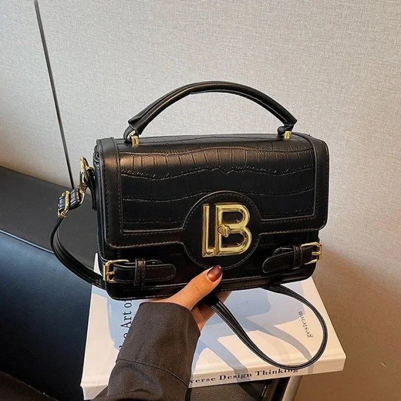 Women's Vintage Faux Leather Shoulder Bag – Elegant Classic Style Women's Shoulder Bag QXL