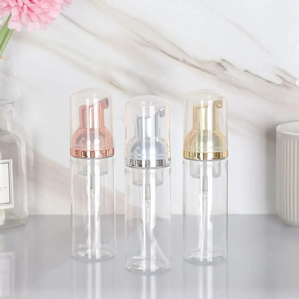 Foam Pump Bottle 30/50/80ml – Refillable Rose Gold Dispenser Foam Pump Bottle QXL