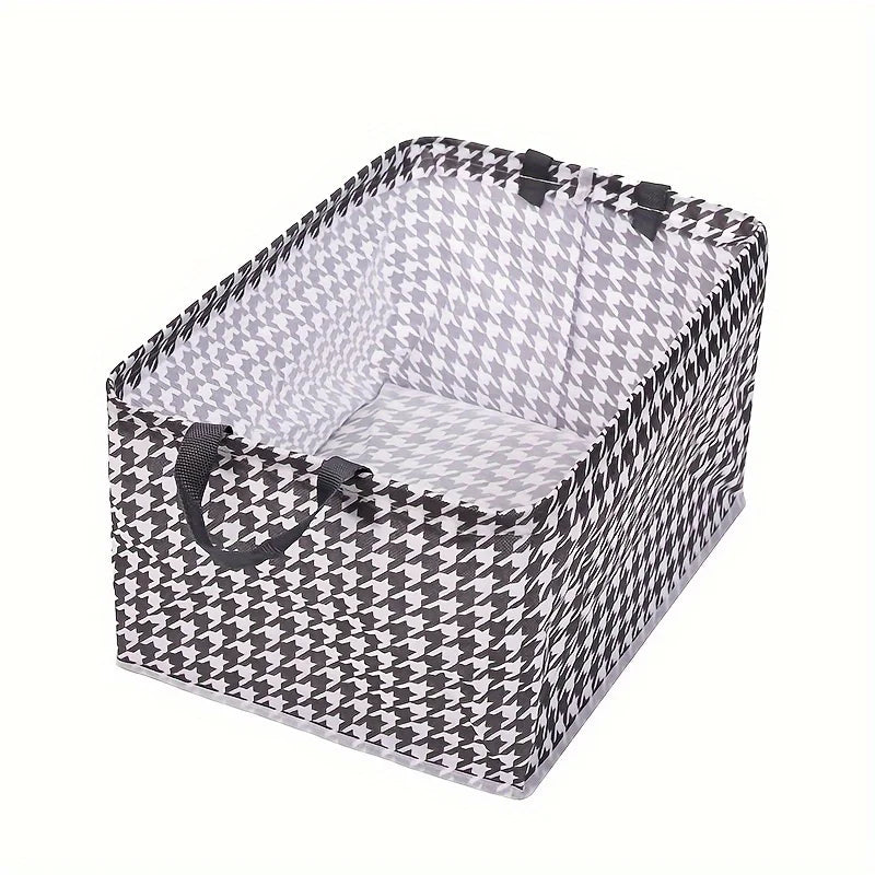 2-Pack Large Foldable Fabric Storage Bins with Metal Frame Fabric Storage Bins QXL