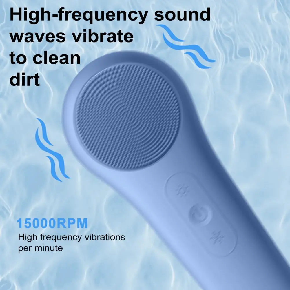 MOZHOU IPX7 Waterproof Rechargeable Facial Cleansing Brush Facial Cleansing Brush QXL