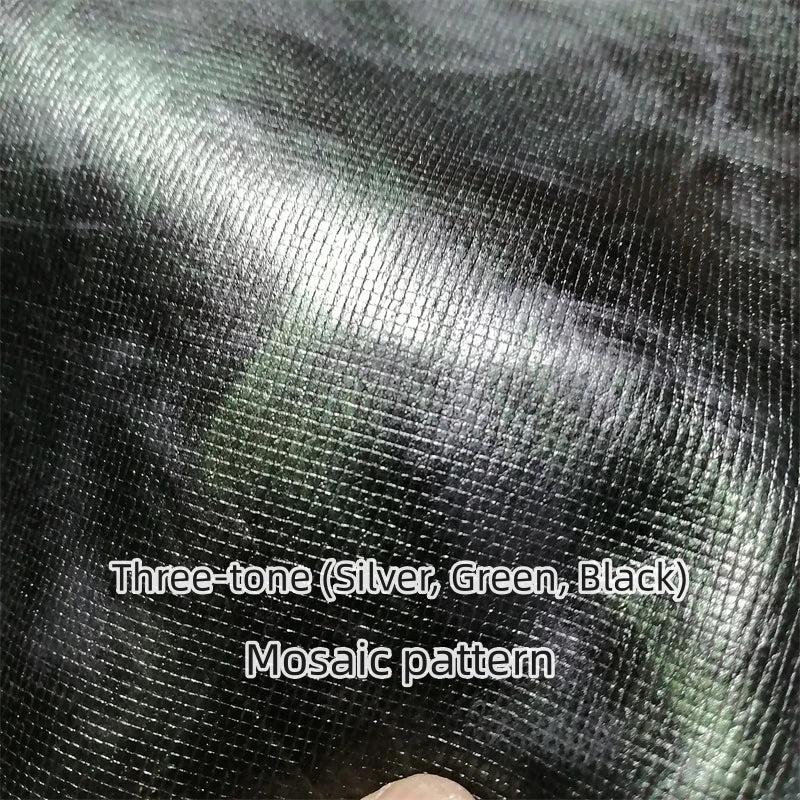 1.2mm Mosaic Embossed Top-Grain Cowhide Leather Sheet | DIY Leather Craft Sheet QXL