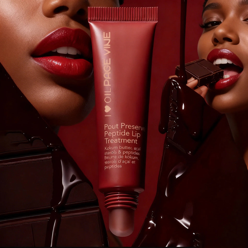 PAGE VINE Peptide Lip Gloss Butter | Hydrating Lip Plumper Lip Gloss Butter QXL