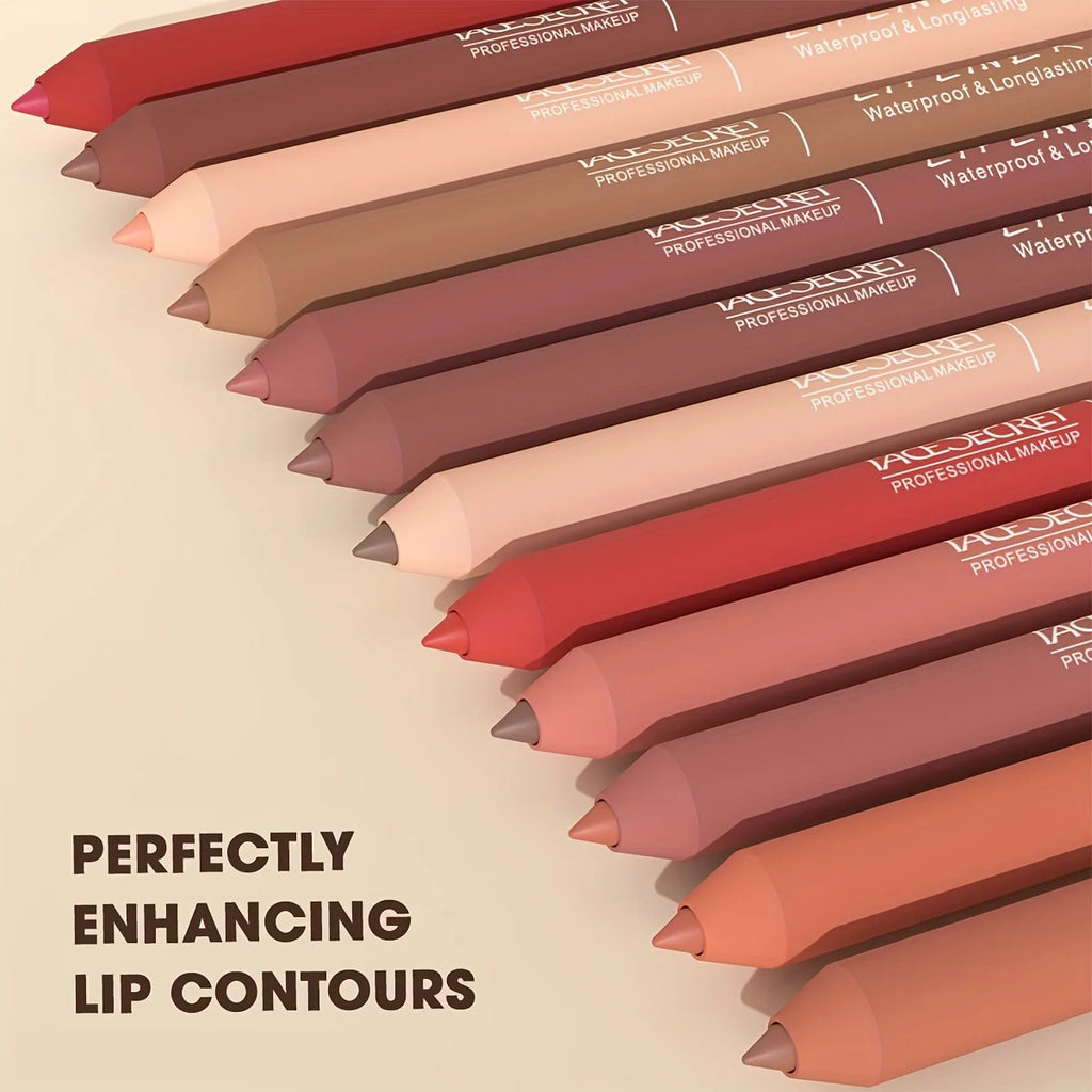 Beauty Glazed 3-Pc Velvet Matte Lip Set – Lipstick, Liner & Oil Lip Makeup Set QXL