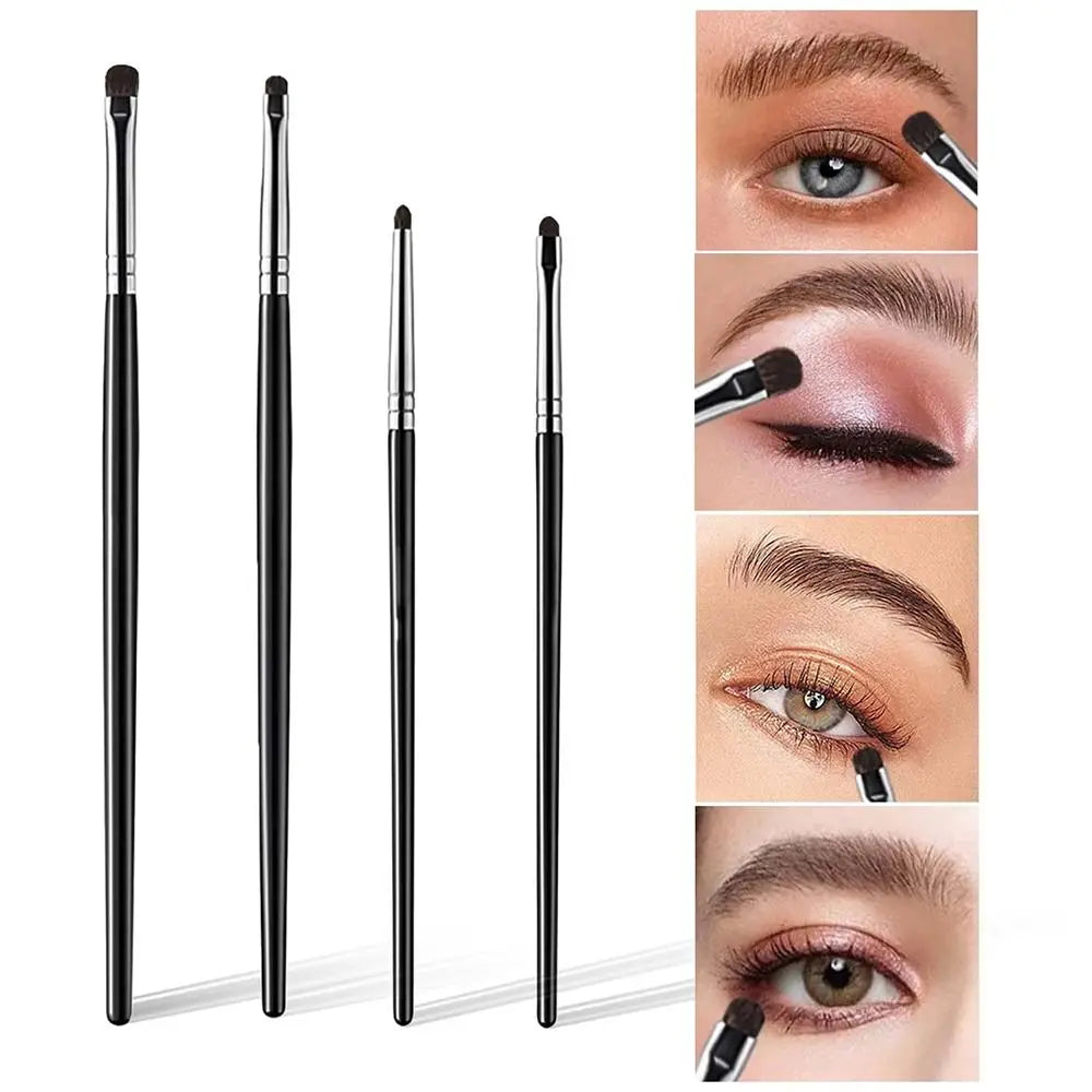 4-Piece Small Angle Eyeshadow Brush Set | Lying Silkworm Eyeshadow Brush Set QXL