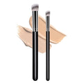 5-Pc 270° Flat Round Concealer & Foundation Brush Set Concealer Brush Set QXL green