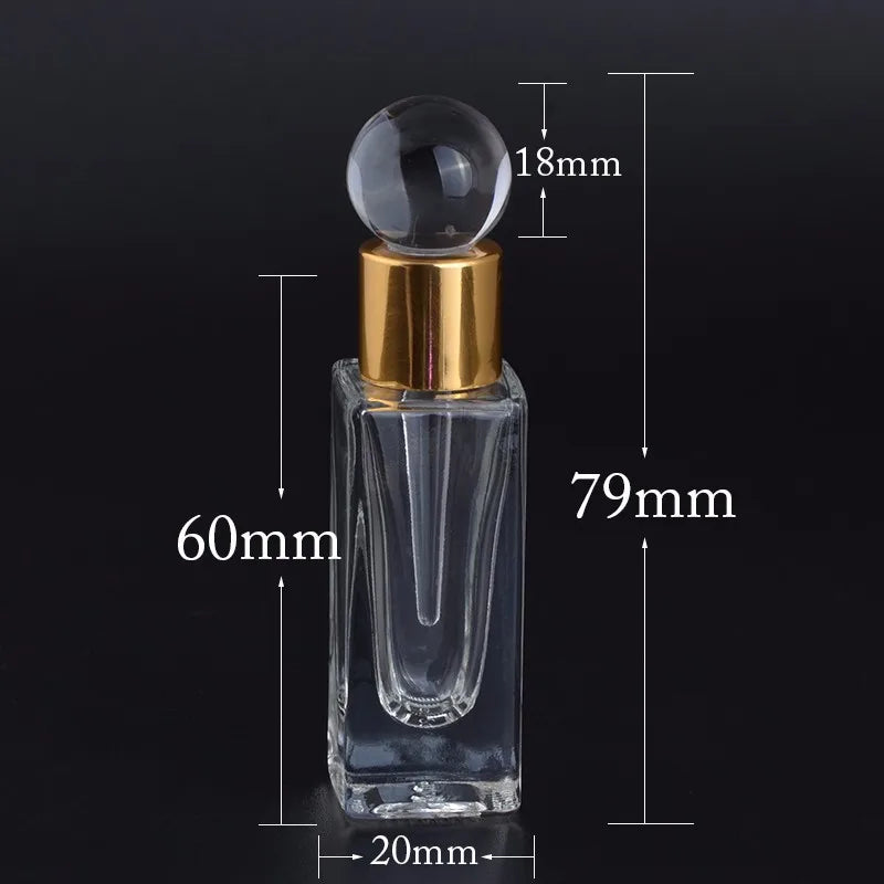 7ml Glass Dropper Perfume Bottle – Attar Oud Fragrance Vial Perfume Dropper Bottle QXL