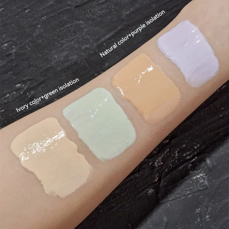 4-Piece Makeup Base Set | Concealer, Foundation, Primer & Powder Makeup Base Set QXL