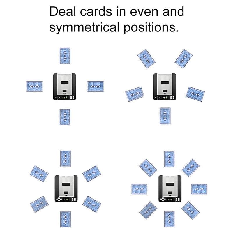 Electric Automatic Card Dealer | Adjustable Speed, 360° Dealing Card Dealing Machine QXL
