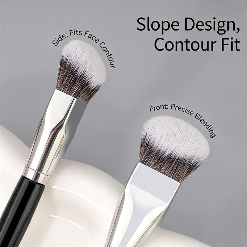 Angled Contour Makeup Brush | Foundation, Blush & Bronzer Contour Makeup Brush QXL