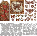 Steampunk Gear Wings Cutting Dies – Butterfly Bee Dragonfly Metal Cutting Dies QXL AECH04-12594