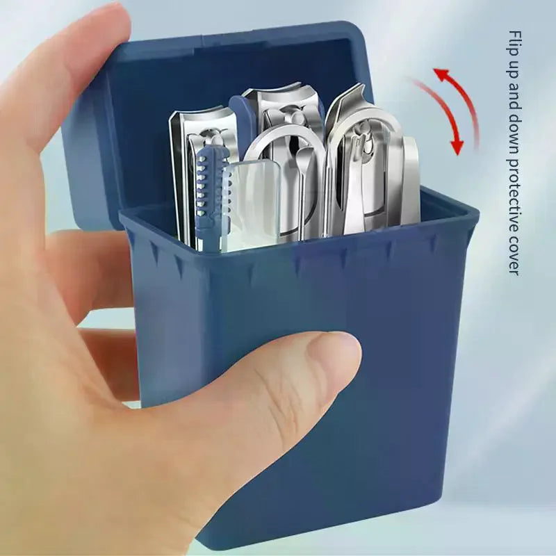 10-Piece Anti-Splash Stainless Steel Nail Clipper Set Nail Clipper Set QXL