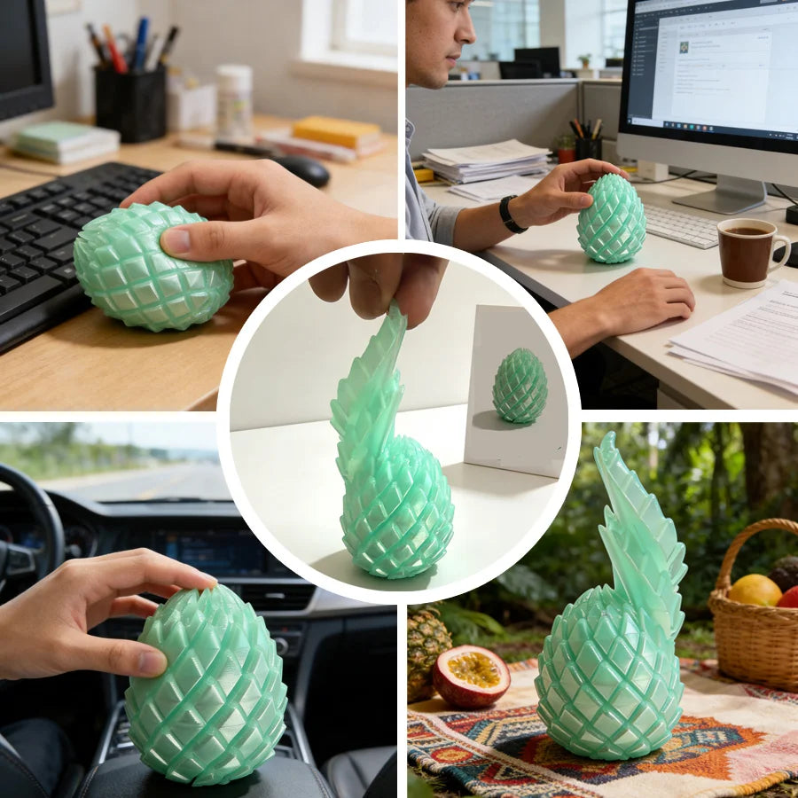 3D Printed Dragon Scale Egg Fidget Spinner Toy | 1–4 Pack Fidget Spinner Toy QXL